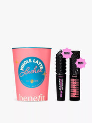 Benefit Whole Latte Lashes Duo Gift Set of TRAVEL-SIZE BADgal BANG! and Fan Fest