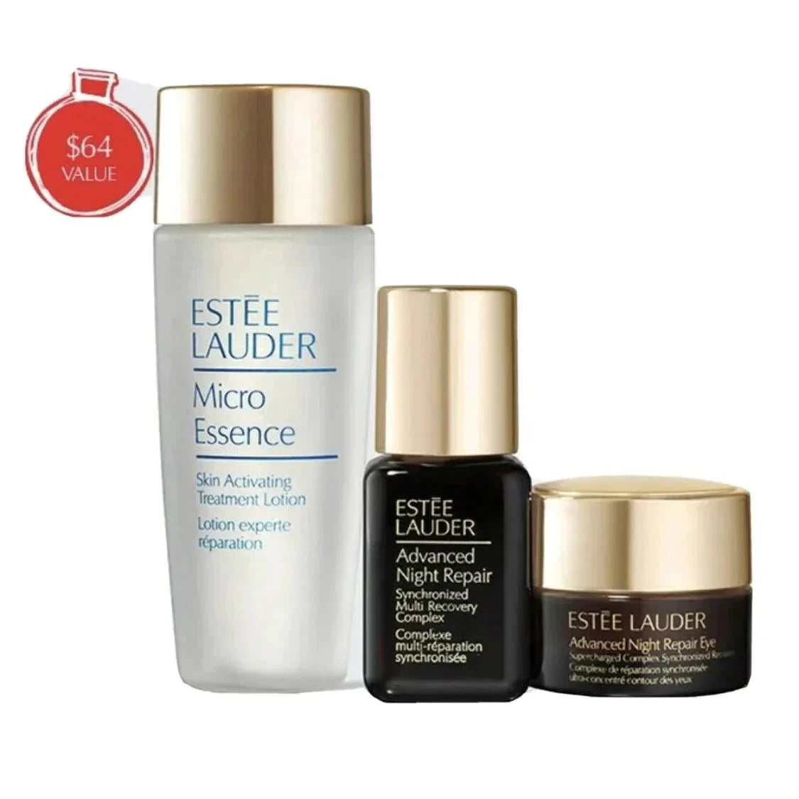 Estee Lauder Radiant Skin Repair + Renew Serum 3 Piece Gift Set Enchanted Belle Pakistan