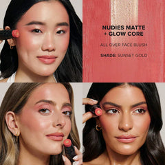 NUDESTIX Nudies Matte Blush + Glow Core