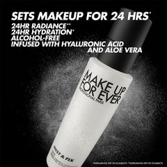 Makeup For Ever - Long-lasting hydrating setting spray MIST & FIX - MINI 30 ML