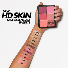 MAKE UP FOR EVER - HD Skin Face Essential Cream Foundation & Blush Palette