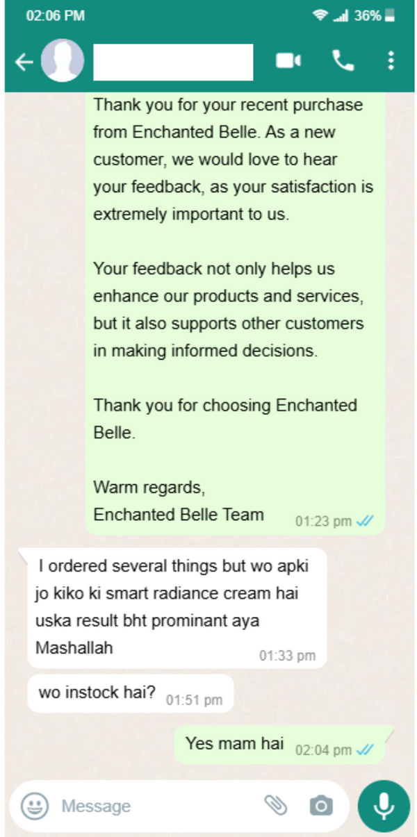 Customer Review