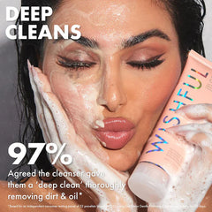 Huda beauty Wishful Get Clean 2% PHA & Sea Moss Gentle Foaming Cleanser 50ML