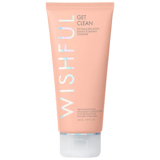 Huda beauty Wishful Get Clean 2% PHA & Sea Moss Gentle Foaming Cleanser 50ML