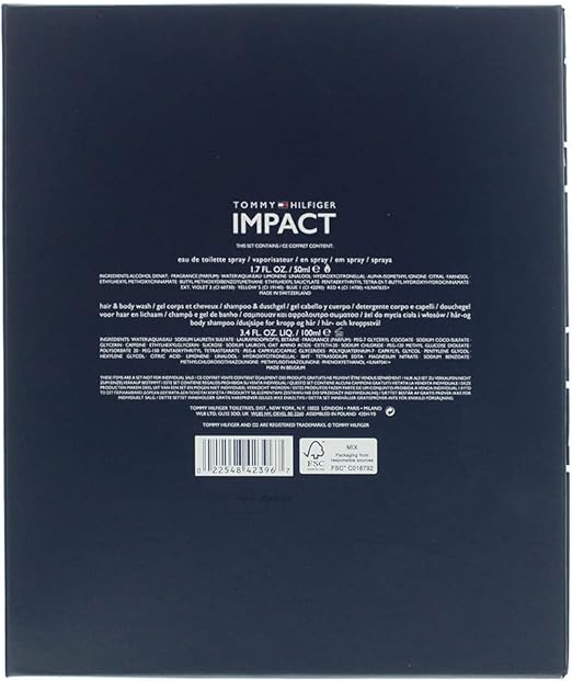 Tommy Hilfiger IMPACT 2 PC. Gift Set - Eau De Toilette and Hair & Body Wash