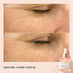 Biossance Squalane + Vitamin C Rose Oil. Facial Oil to Visibly Brighten 12ML Enchanted Belle Pakistan