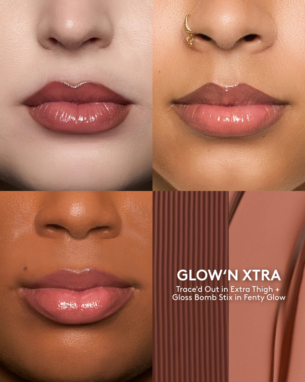 Fenty Beauty Glow'n Xtra 2-Piece Lip Set