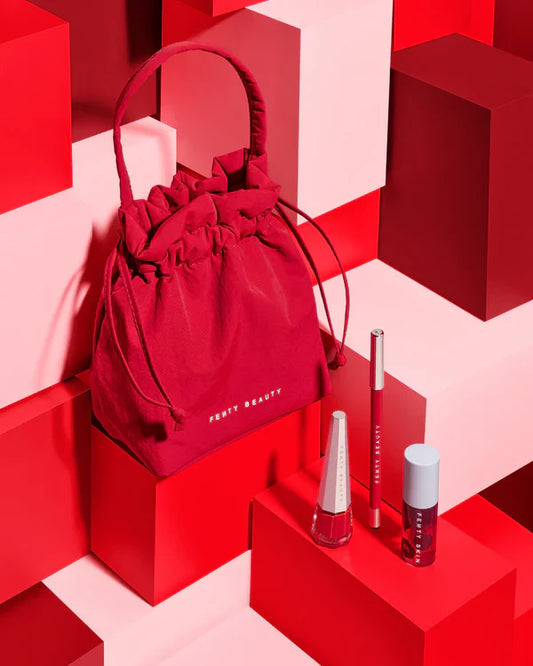 Fenty Beauty by Rihanna  Cherry Mouth 3-Piece Lip Set + Pouch