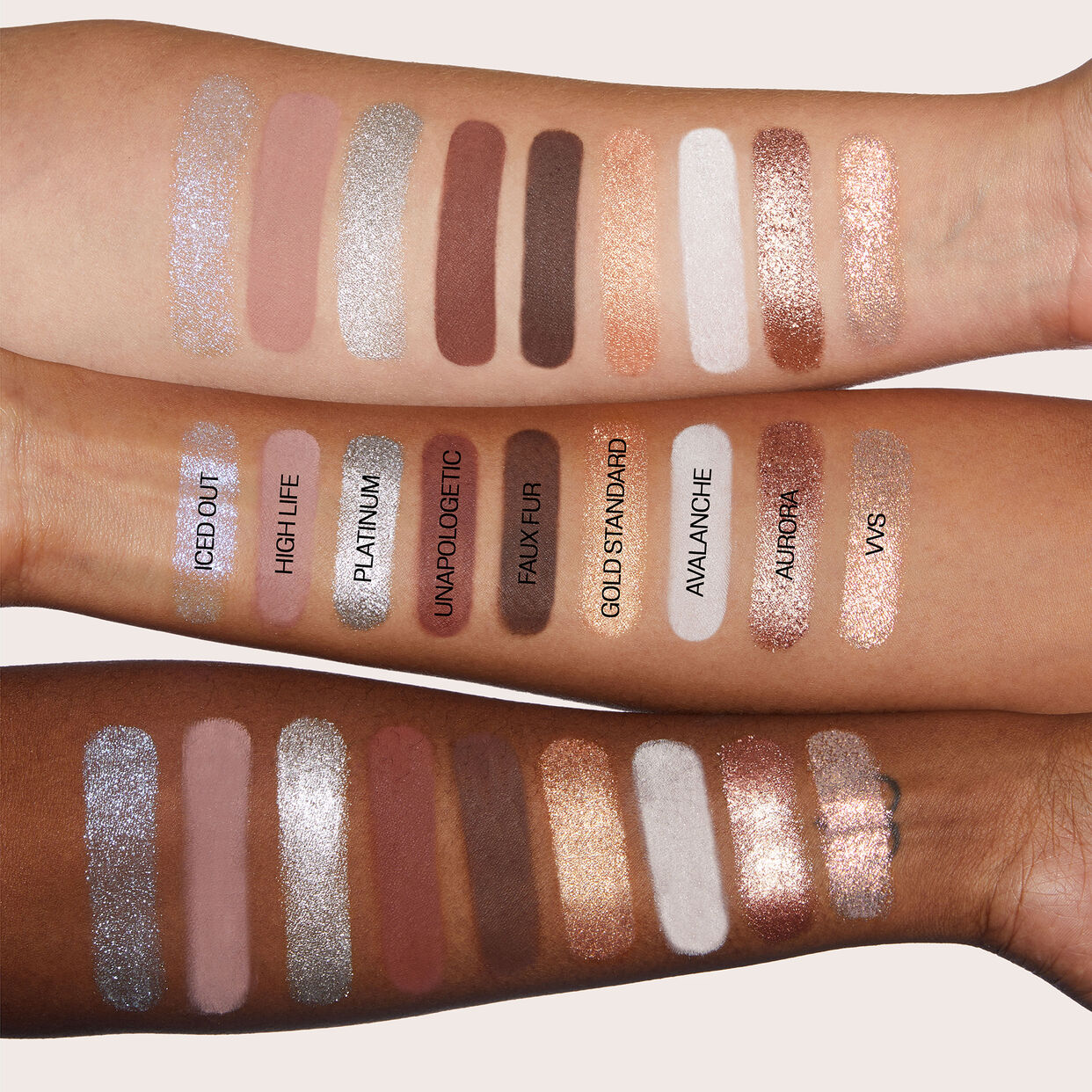 Huda Beauty Icy Nude Eyeshadow Palette 16g