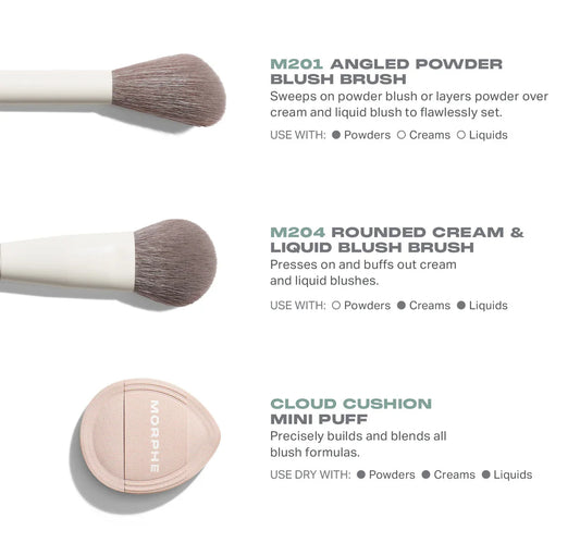 Morphe Blush Layering Tool trio
