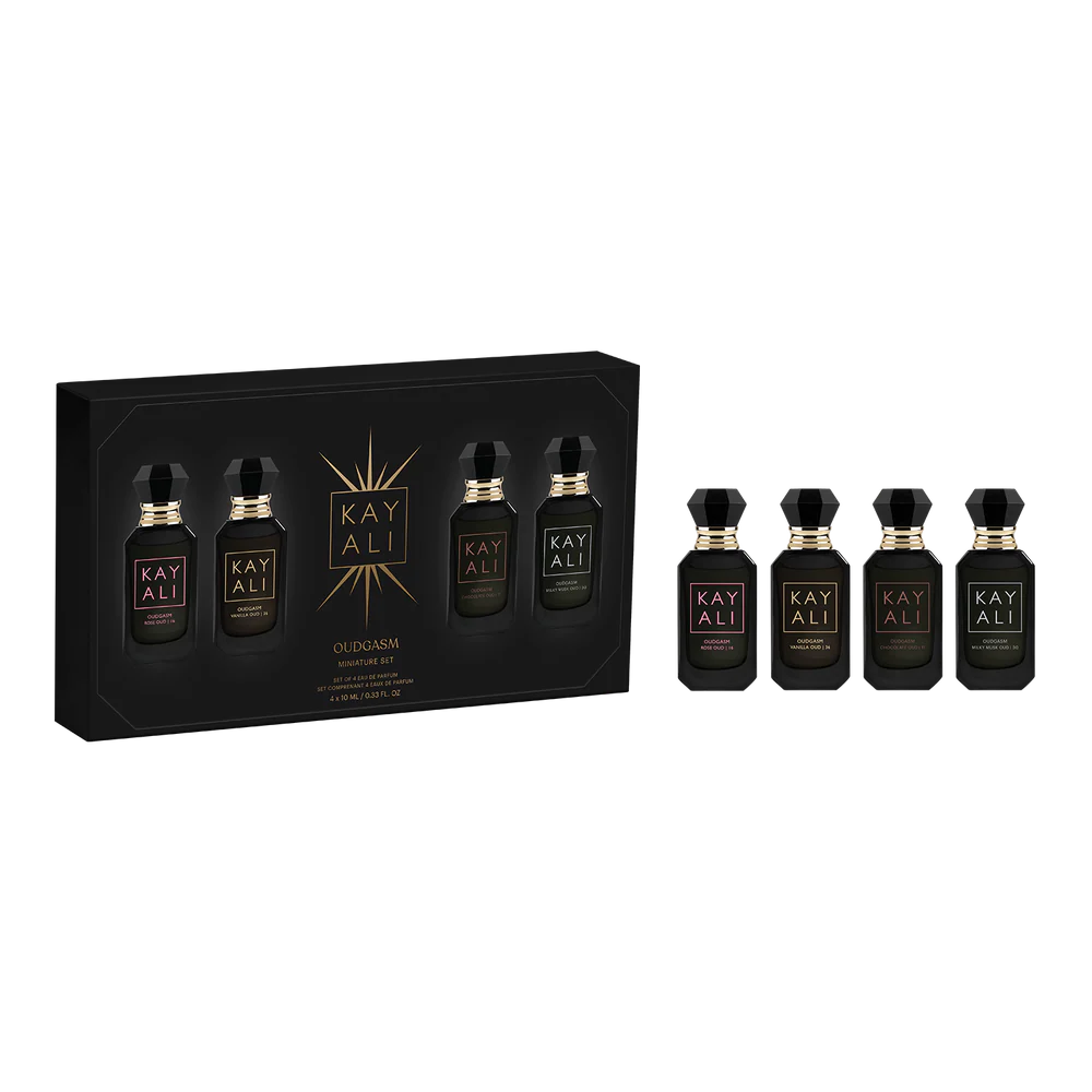 Kayali Oudgasm Miniature Set Intense Set Of 4 Perfume Set