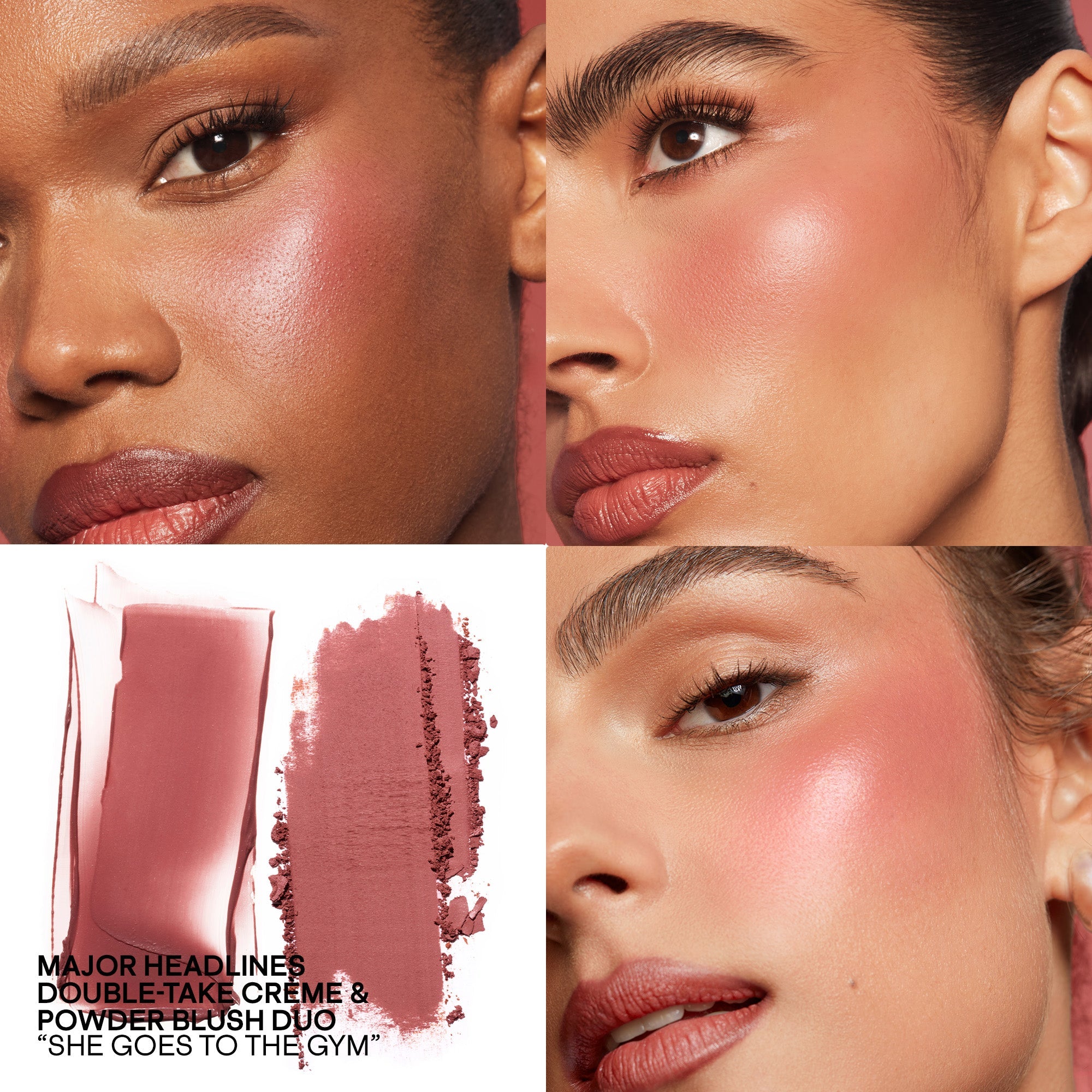 PATRICK TA  Major Headlines Double-Take Crème & Powder Blush Duo