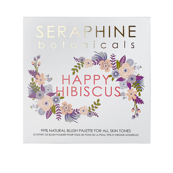 SERAPHINE BOTANICALS Happy Hibiscus Palette - 99% Natural Blush Palette for All Skin Tones Enchanted Belle Pakistan