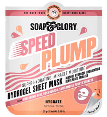 Soap and glory speed plump hydrogel sheet mask