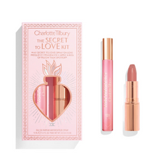 Charlotte tilbury the secret to LOVE kit Full size lipstick pillow talk  Love frequency Eaude perfume vaporisateur spray  Mini 10Ml