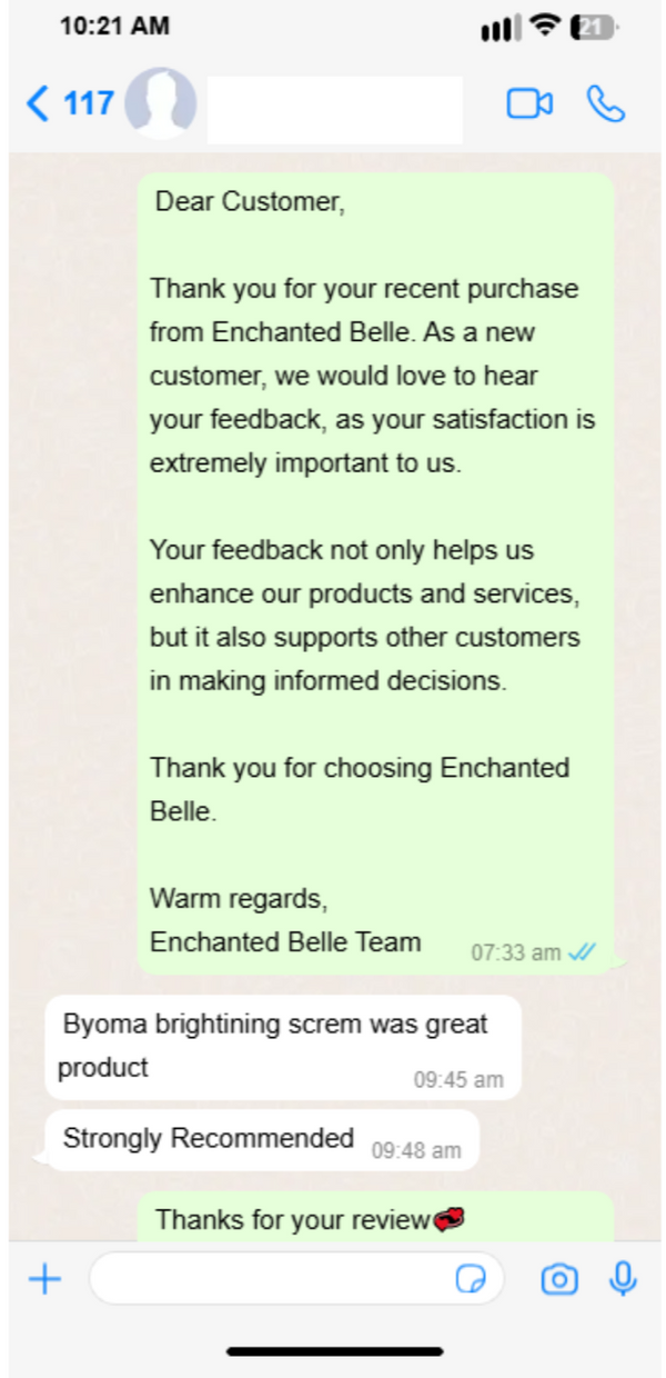 Customer Review