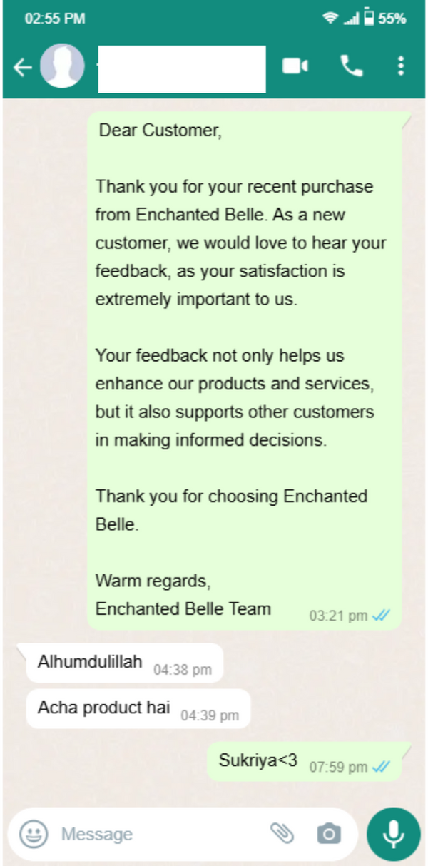 Customer Review