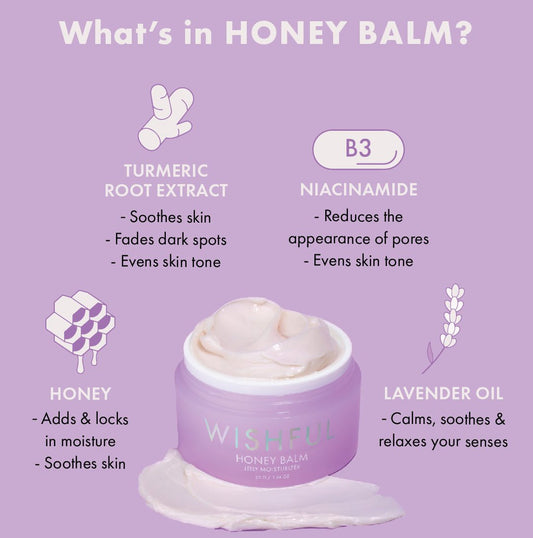 HUDA BEAUTY WISHFUL HONEY BALM 27Grams