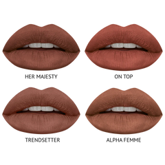 HUDA BEAUTY BROWN OBSESSIONS LIQUID MATTE MINI'S