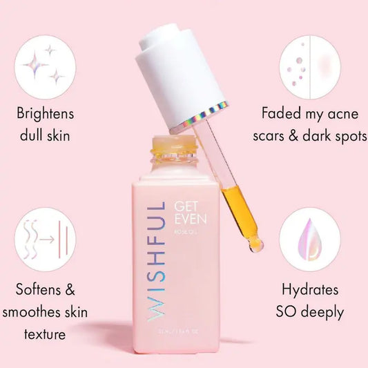 Wishful Get Even Rose Face Oil - 10ml