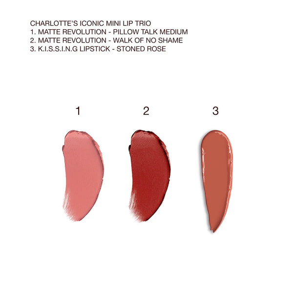 Charlotte Tilbury Iconic Mini Lip Trio