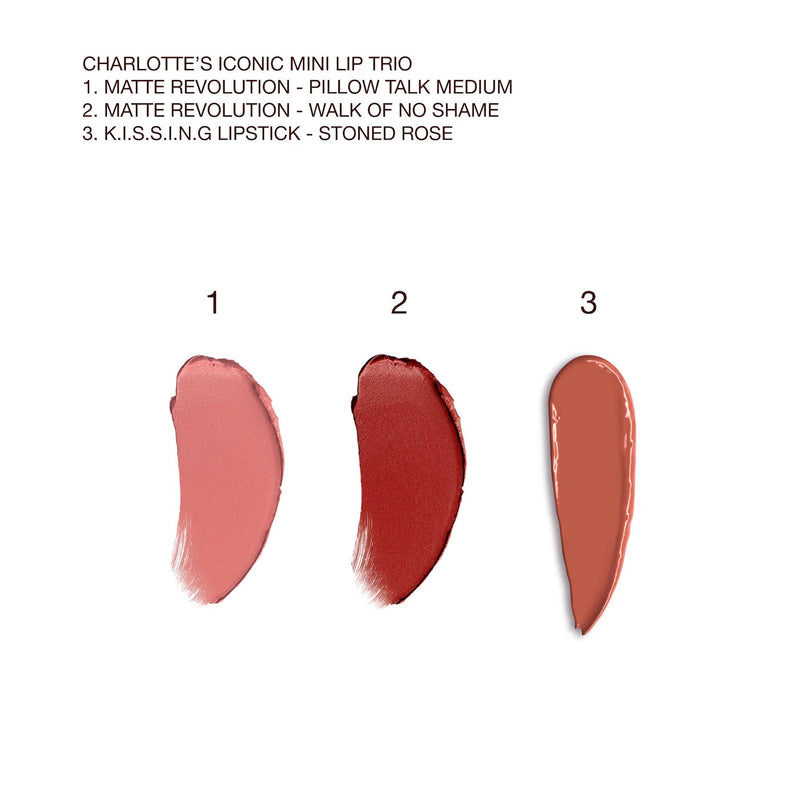 Charlotte Tilbury Iconic Mini Lip Trio