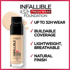 L'Oréal   Infallible Up to 32 Hour Fresh Wear Foundation