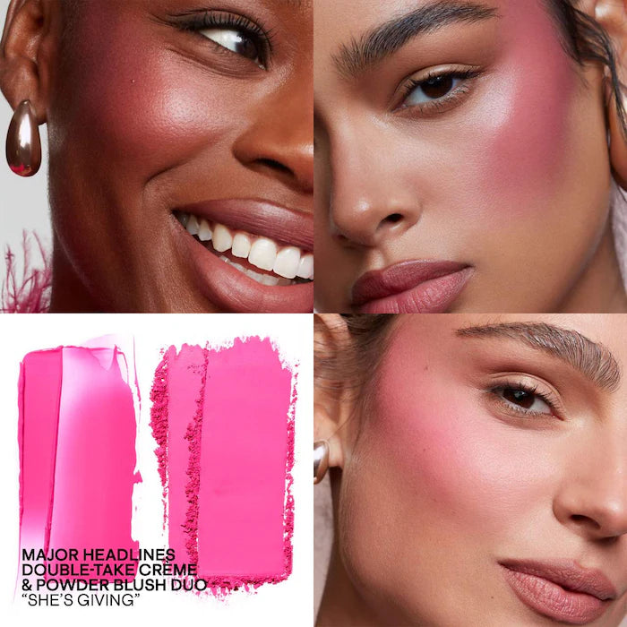 PATRICK TA  Major Headlines Double-Take Crème & Powder Blush Duo